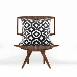 Wicker chair rotang chair nomad makum